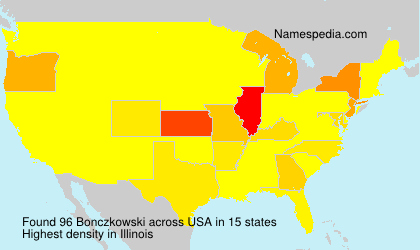 Surname Bonczkowski in USA Surname Bonczkowski in USA