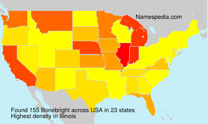 Surname Bonebright in USA Surname Bonebright in USA