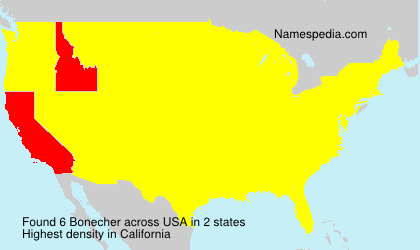 Surname Bonecher in USA Surname Bonecher in USA