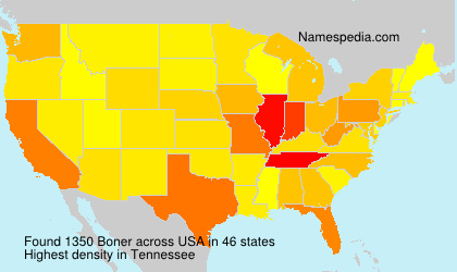 Surname Boner in USA Surname Boner in USA