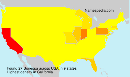 Surname Bonessa in USA Surname Bonessa in USA