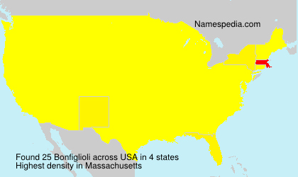 Surname Bonfiglioli in USA Surname Bonfiglioli in USA