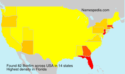Surname Bonfim in USA Surname Bonfim in USA