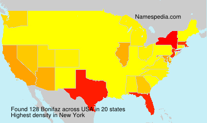 Surname Bonifaz in USA Surname Bonifaz in USA
