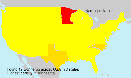 Surname Bonnerup in USA Surname Bonnerup in USA