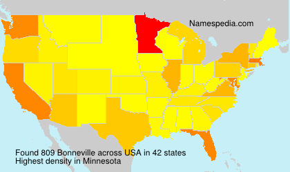 Surname Bonneville in USA Surname Bonneville in USA