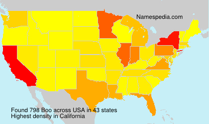 Surname Boo in USA Surname Boo in USA