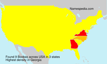 Surname Boobas in USA Surname Boobas in USA