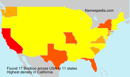 Surname Booboo in USA Surname Booboo in USA