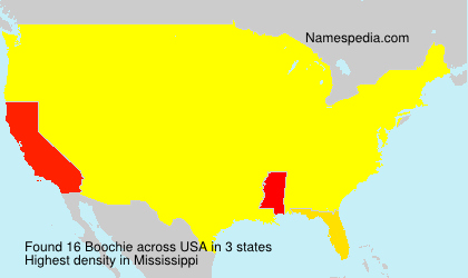 Surname Boochie in USA Surname Boochie in USA