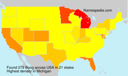 Surname Boog in USA Surname Boog in USA