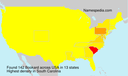 Surname Bookard in USA Surname Bookard in USA