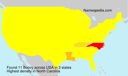 Surname Boovy in USA Surname Boovy in USA