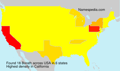 Surname Borath in USA Surname Borath in USA