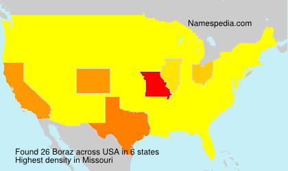 Surname Boraz in USA Surname Boraz in USA