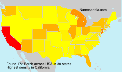 Surname Borch in USA Surname Borch in USA