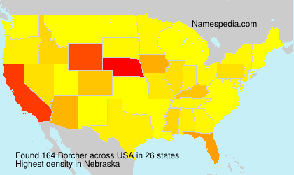 Surname Borcher in USA Surname Borcher in USA