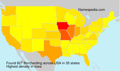 Surname Borcherding in USA Surname Borcherding in USA