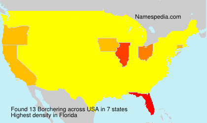 Surname Borchering in USA Surname Borchering in USA