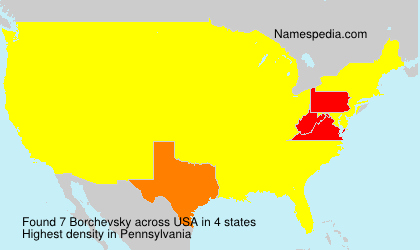 Surname Borchevsky in USA Surname Borchevsky in USA