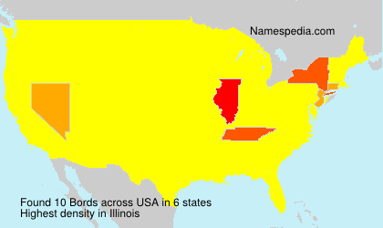 Surname Bords in USA Surname Bords in USA