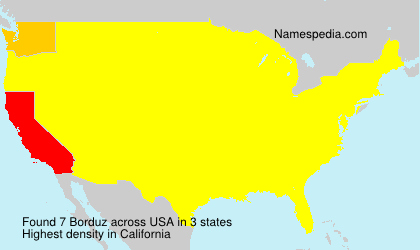 Surname Borduz in USA Surname Borduz in USA