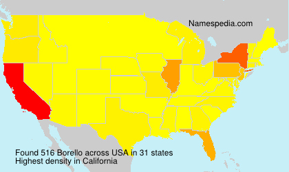 Surname Borello in USA Surname Borello in USA