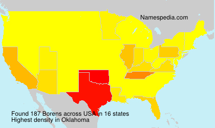 Surname Borens in USA Surname Borens in USA