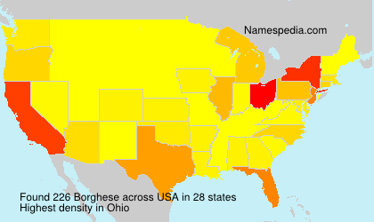 Surname Borghese in USA Surname Borghese in USA