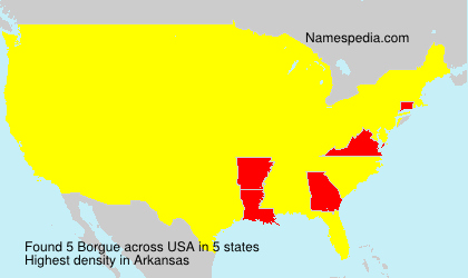 Surname Borgue in USA Surname Borgue in USA