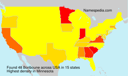 Surname Boriboune in USA Surname Boriboune in USA