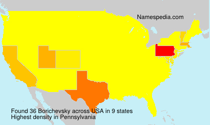 Surname Borichevsky in USA Surname Borichevsky in USA