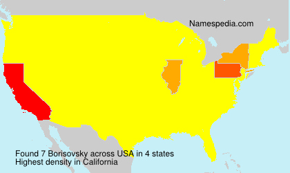 Surname Borisovsky in USA Surname Borisovsky in USA