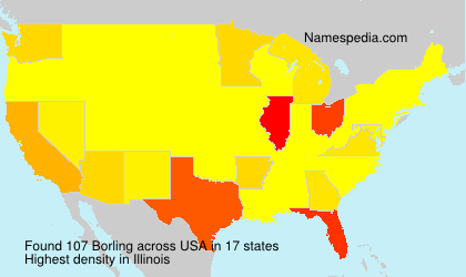 Surname Borling in USA Surname Borling in USA