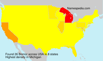 Surname Bornor in USA Surname Bornor in USA