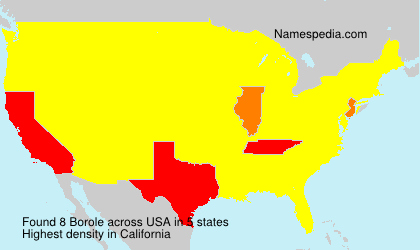 Surname Borole in USA Surname Borole in USA
