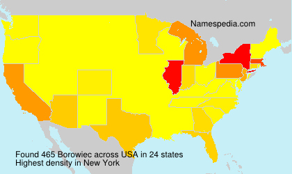 Surname Borowiec in USA Surname Borowiec in USA