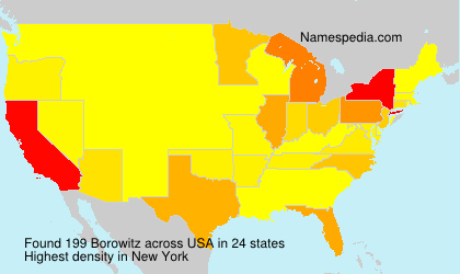 Surname Borowitz in USA Surname Borowitz in USA