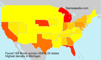 Surname Borsh in USA Surname Borsh in USA