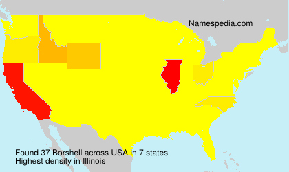 Surname Borshell in USA Surname Borshell in USA