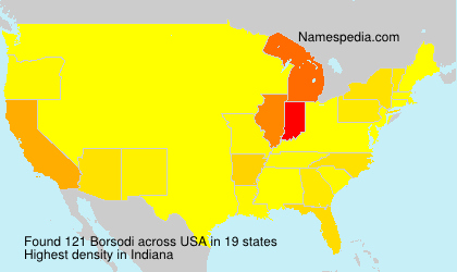Surname Borsodi in USA Surname Borsodi in USA