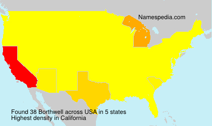 Surname Borthwell in USA Surname Borthwell in USA