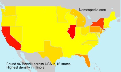 Surname Bortnik in USA