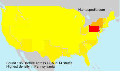 Surname Bortree in USA Surname Bortree in USA