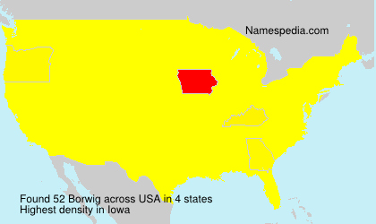Surname Borwig in USA Surname Borwig in USA