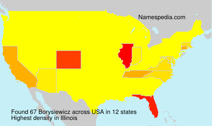 Surname Borysiewicz in USA Surname Borysiewicz in USA