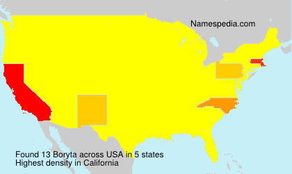 Surname Boryta in USA Surname Boryta in USA