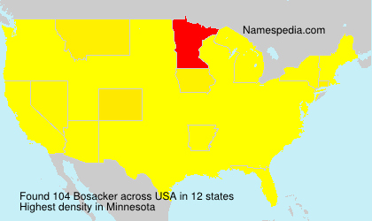 Surname Bosacker in USA Surname Bosacker in USA
