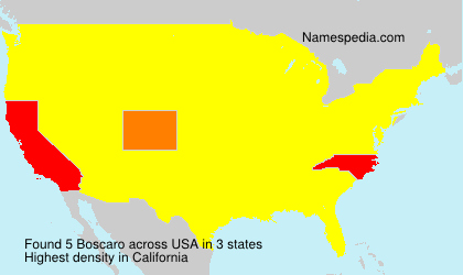 Surname Boscaro in USA Surname Boscaro in USA