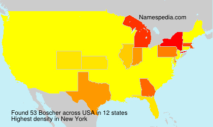 Surname Boscher in USA Surname Boscher in USA